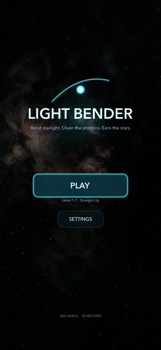 Light Bender title screen